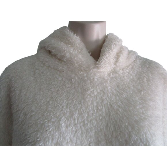 Panda Lounge Sleep Sherpa Hoodie Ears Pouch Pocket Debenhams Ladies 16 GUC - Picture 10 of 16